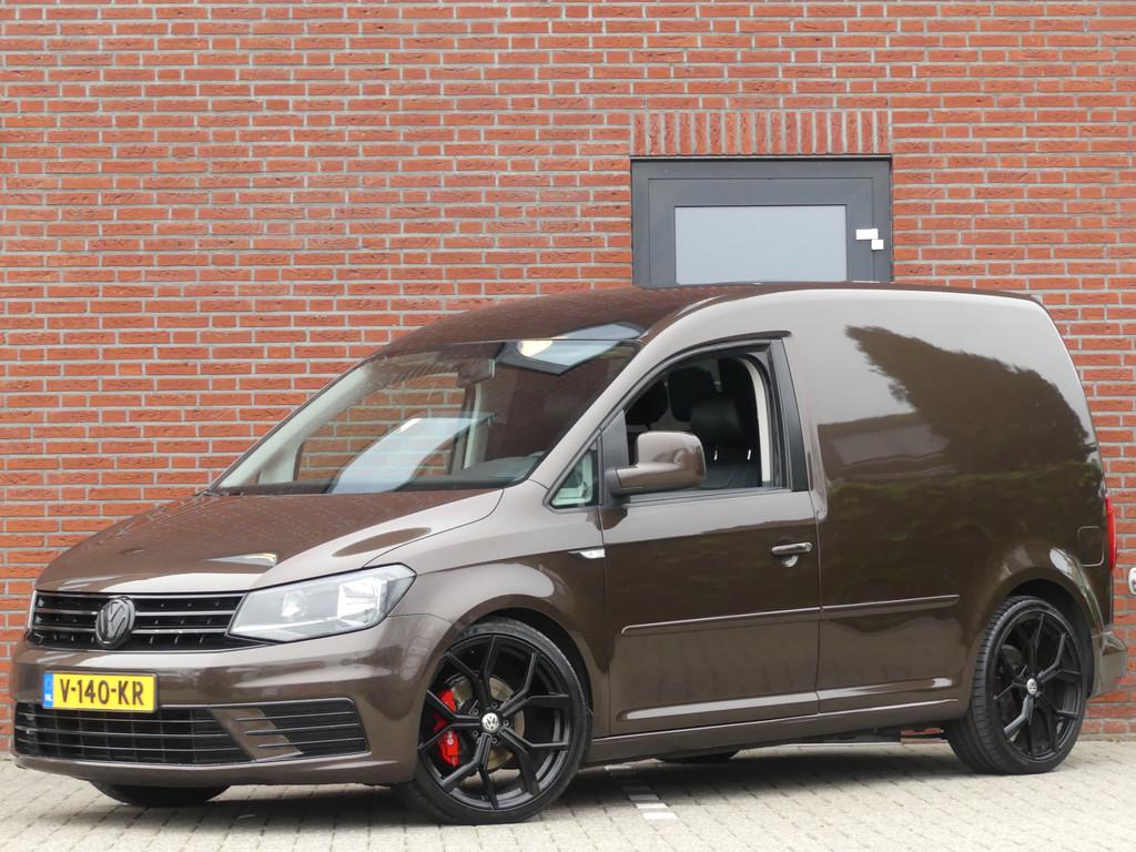 Volkswagen Caddy 2.0 TDI 180PK MARGE AUTO Leer/Trekhaak/Came, Gebruikt, 4 cilinders, Bruin, Volkswagen