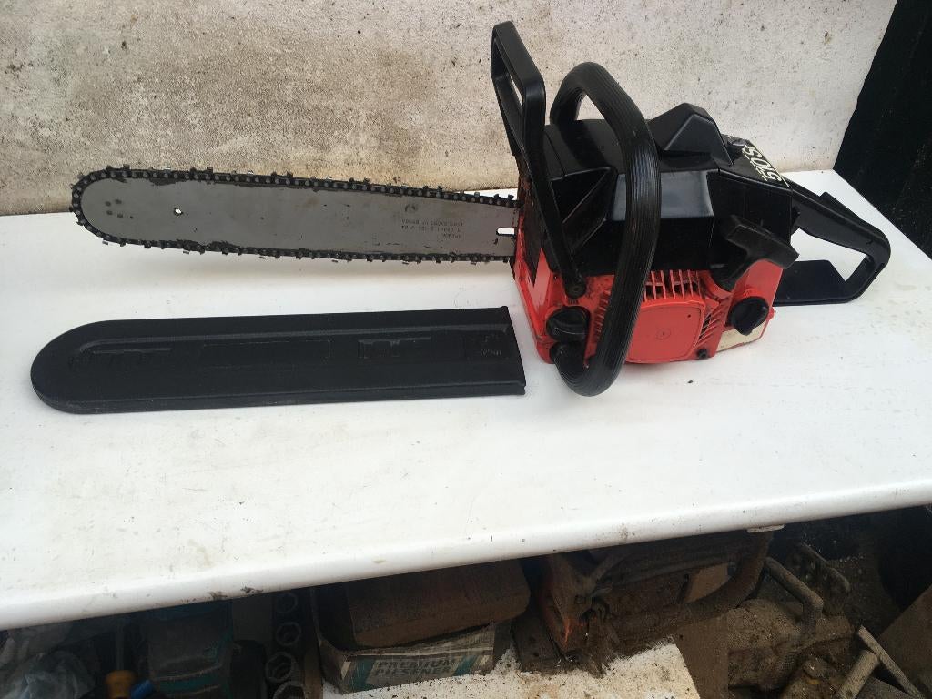 oldtimer kettingzaag motorzaag jonsereds 510 sp 49cc tweetak, Ophalen of Verzenden, Gebruikt, Jonsered