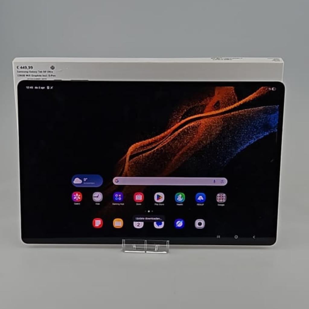 Samsung Galaxy Tab S8 Ultra 128GB Wifi Graphite Incl: S-Pen, Computers en Software, Android Tablets, Gebruikt