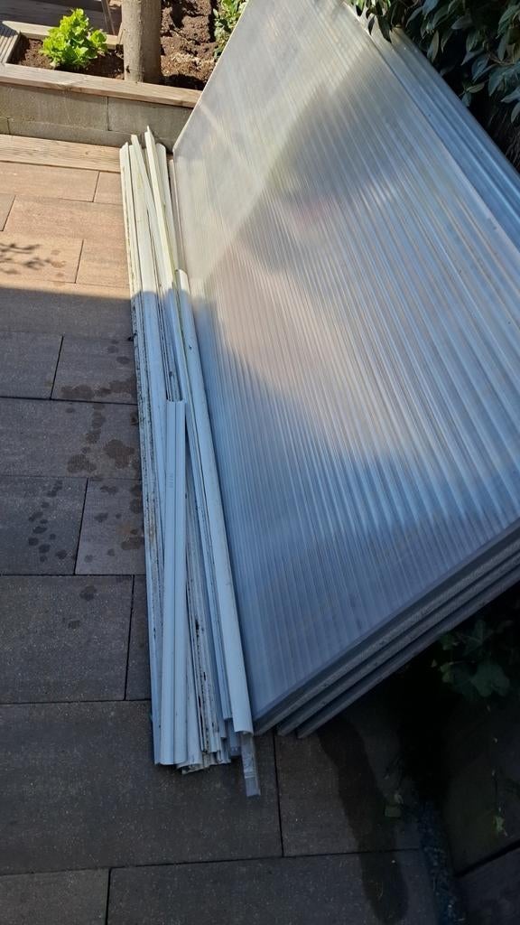 polycarbonaatplaten ( Helder)  275x 100, Minder dan 4 cm, Overige materialen, Nieuw, Ophalen of Verzenden