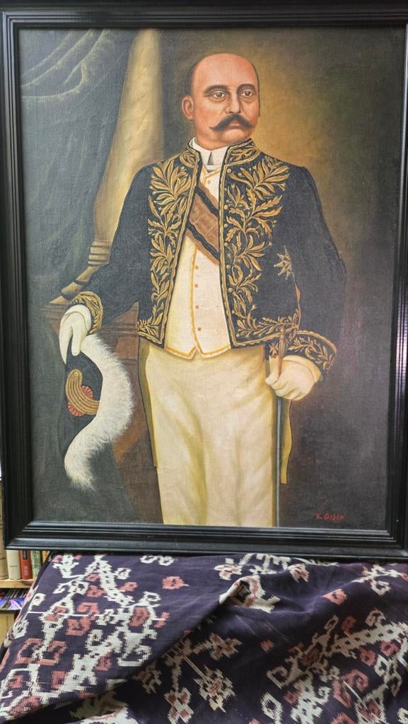 Schilderij van Heutz staatsieportret, Ophalen of Verzenden