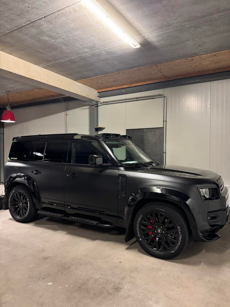 Land Rover Defender 2020 Grijs, Auto's, Bestelauto's, Automaat, Land Rover, Leder, Bedrijf