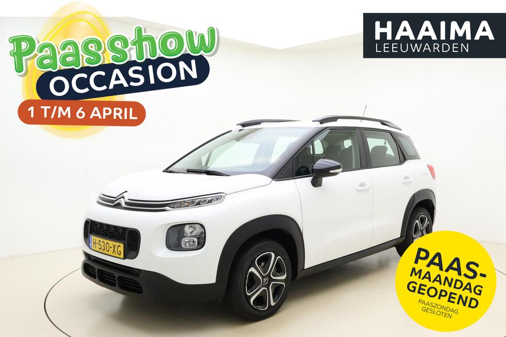 Citroen C3 Aircross 1.2 PureTech S&S Feel 110 PK | Navigatie, Auto's, Gebruikt, Euro 6, Wit, Origineel Nederlands