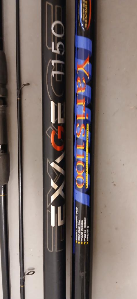 Vismaterialen/ Foedraal/hengels etc., Ophalen, Gebruikt