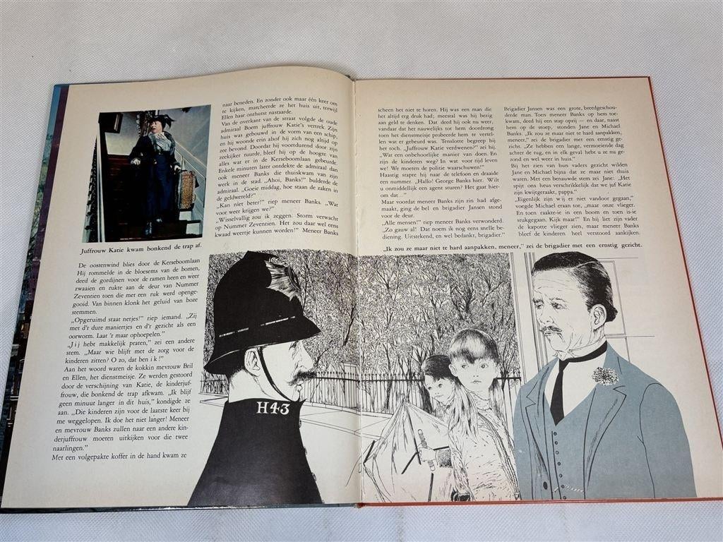 Walt Disney's Mary Poppins [1966] — Vintage Prentenboek, Ophalen of Verzenden, Gelezen
