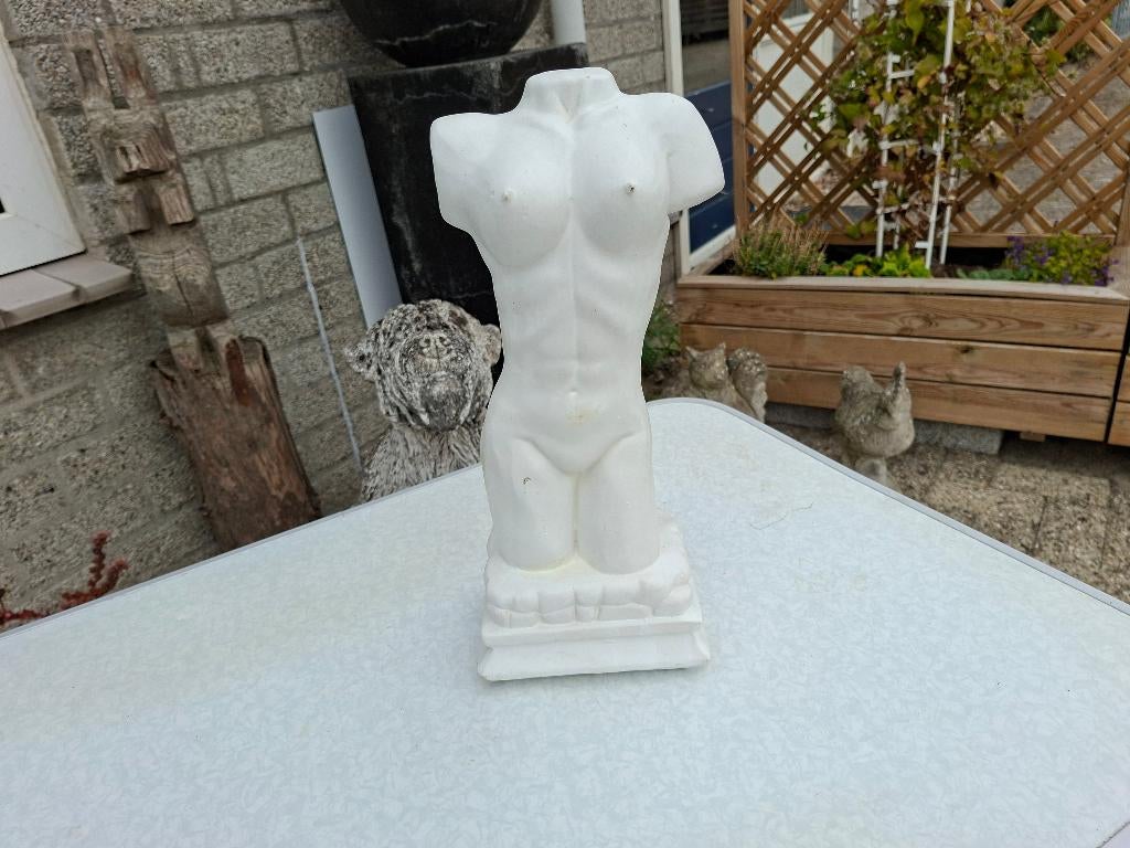 mooie gaaf grotere torso beeld van dame /vrouw, Verzamelen, Beelden en Beeldjes, Ophalen of Verzenden, Zo goed als nieuw, Mens