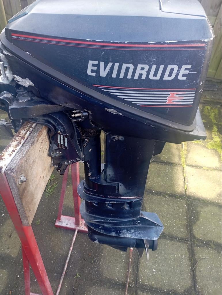 Evinrude 9.9 buitenboordmotor, Ophalen, Gebruikt, Met afstandsbediening, 5 tot 10 pk
