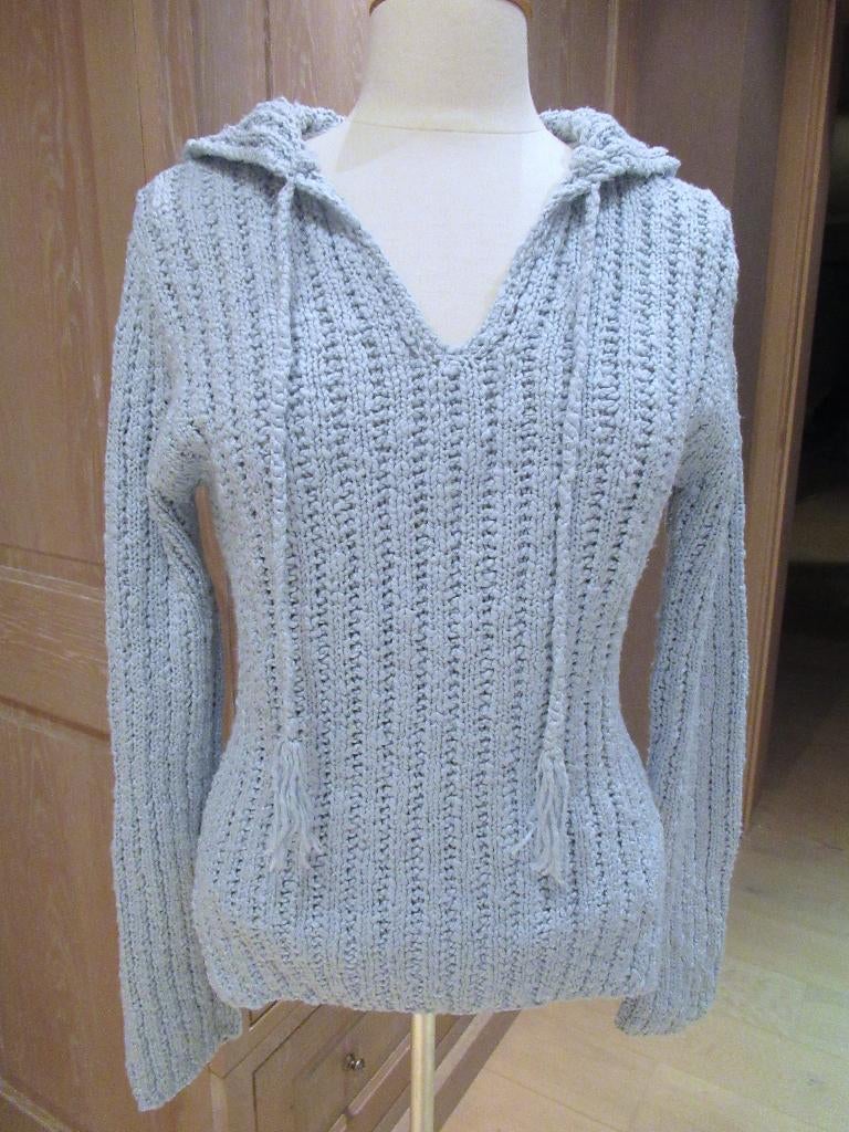 Nieuwe blauwe katoenen Jackpot trui met capuchon, Jackpot, Nieuw, Maat 36 (S), Verzenden