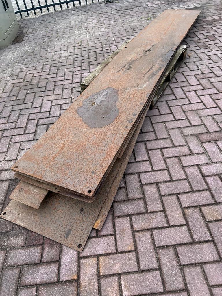 Rijplaten ijzer, Doe-het-zelf en Verbouw, Metalen, Ophalen of Verzenden, Gebruikt, IJzer