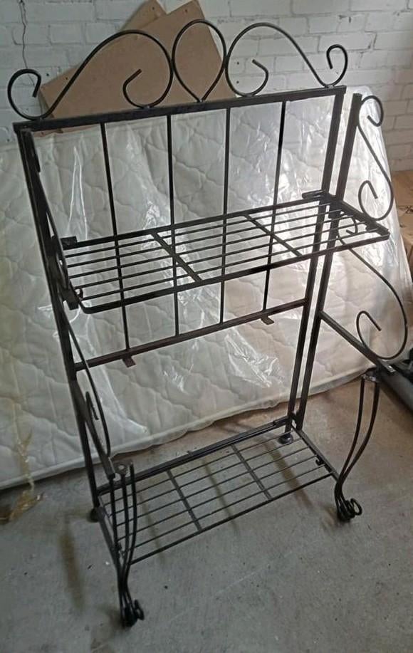Gietijzeren etagiere, Tuin en Terras, Ophalen, Gebruikt