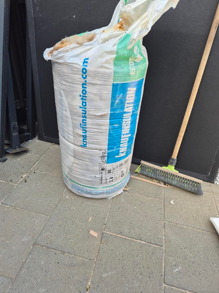 Knauf Naturoll 037 isolatie, Doe-het-zelf en Verbouw, Isolatie en Afdichting, 12 cm of meer, Nieuw, Ophalen of Verzenden, 15 m² of meer