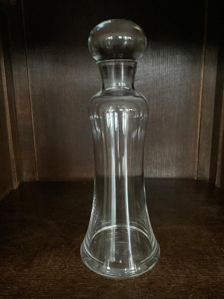 Aparte karaf met stop, Antiek en Kunst, Antiek | Glas en Kristal, Ophalen of Verzenden