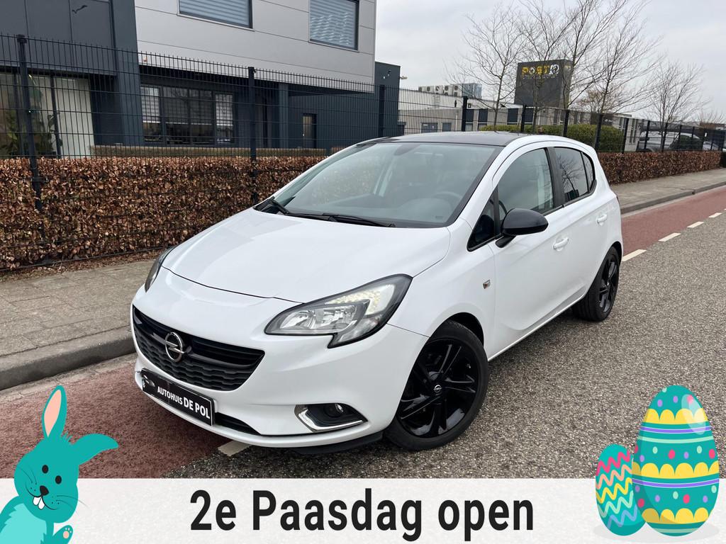 Opel Corsa 1.4 Color Edition Airco Cruise/control Stoel/Stuu, Voorwielaandrijving, Zwart, Wit, Origineel Nederlands