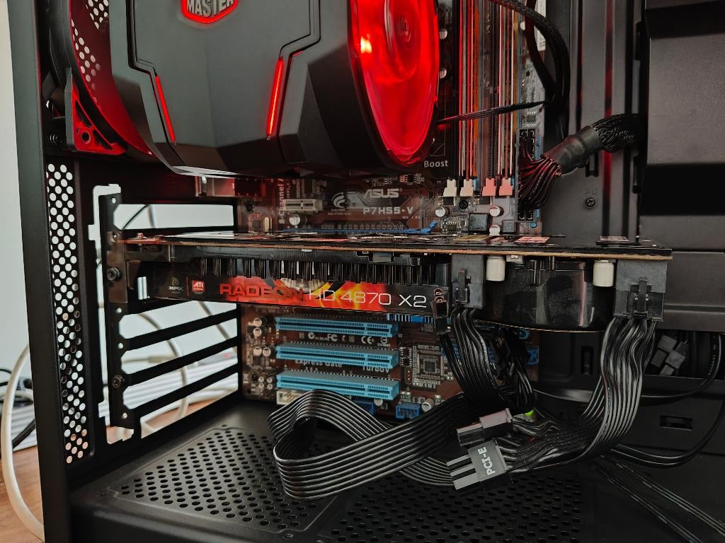 XFX Radeon HD 4870X2 Dual gpu, Computers en Software, Videokaarten, Gebruikt, AMD, PCI-Express 2.0, GDDR5, DVI, Ophalen of Verzenden