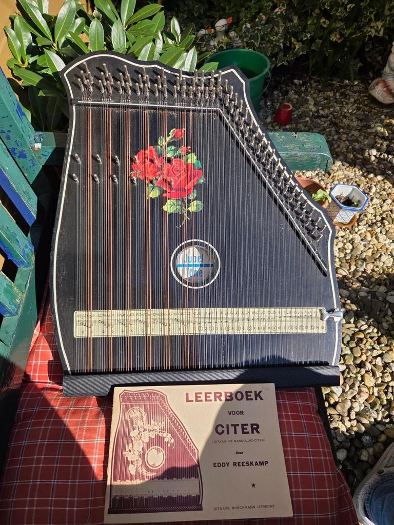 Jubel Töne Citer met Leerboek -, Ophalen of Verzenden, Overige typen