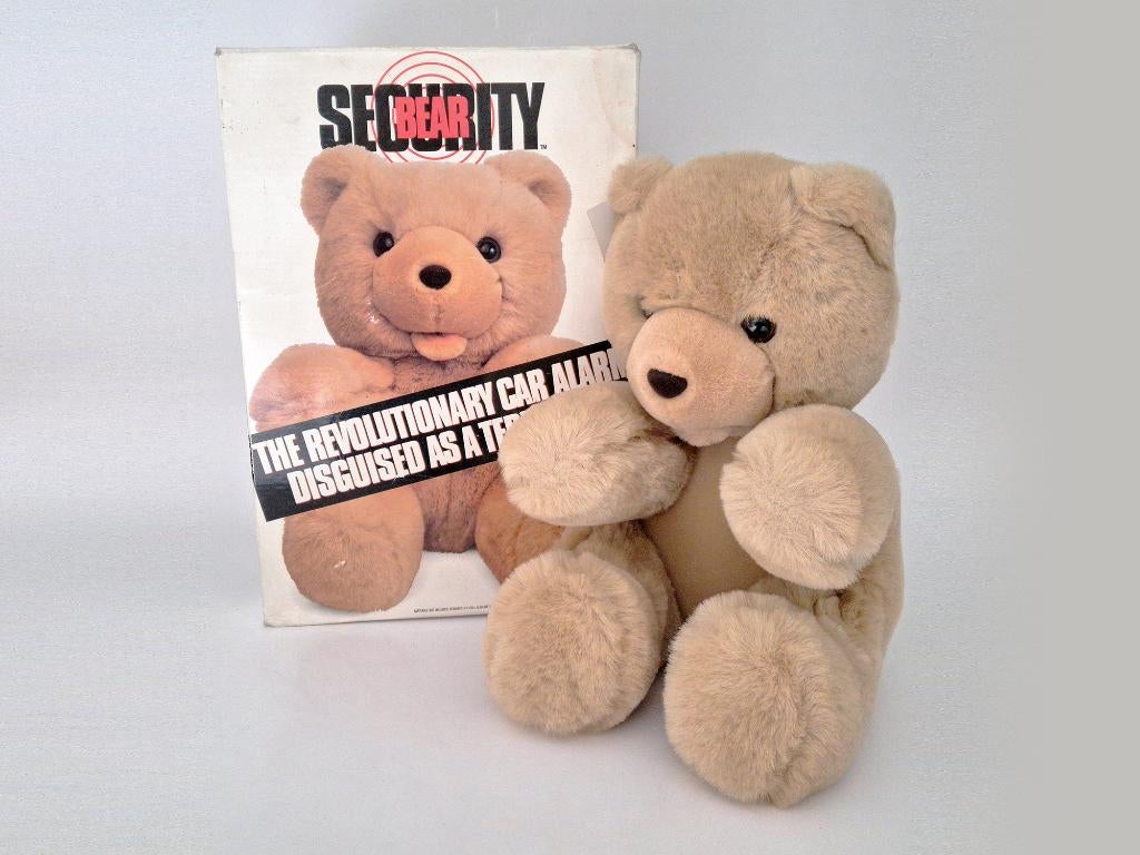 beer auto alarm 1989, Verzenden, Zo goed als nieuw, Stoffen beer, Overige merken