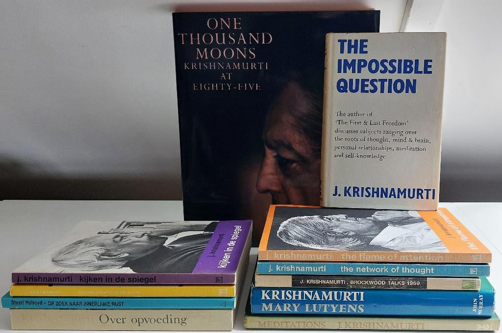 Verzameling boeken van J. Krishnamurti., Boeken, Ophalen, Gelezen
