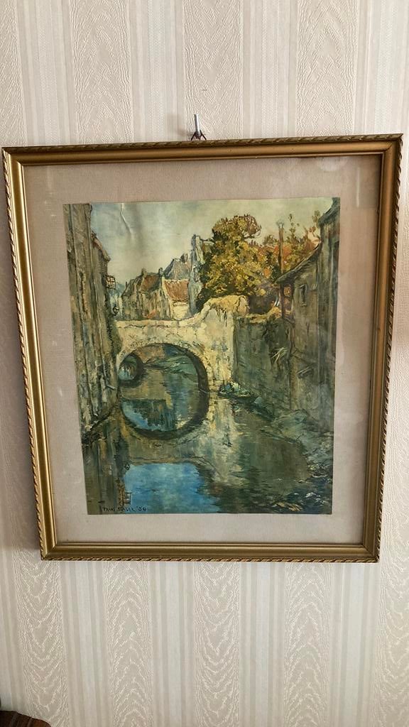 Frans slager “34 lijst 32x38 cm, Ophalen