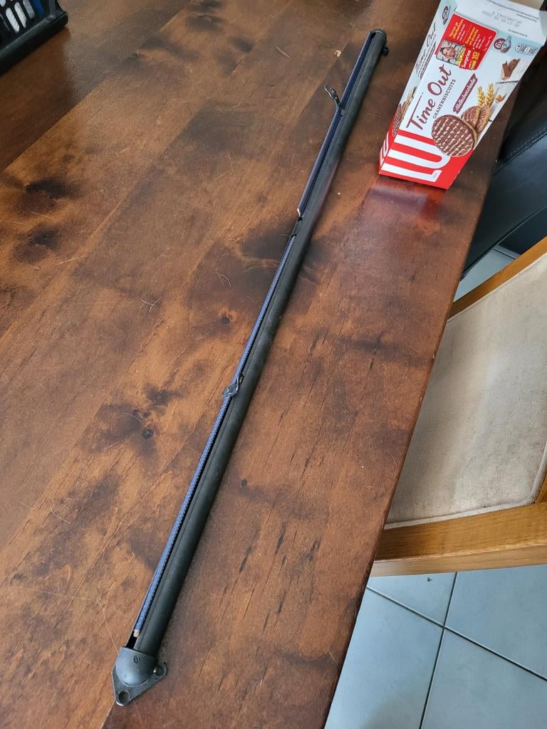 Volvo 240 achterraam zonnescherm blauw origineel, Ophalen