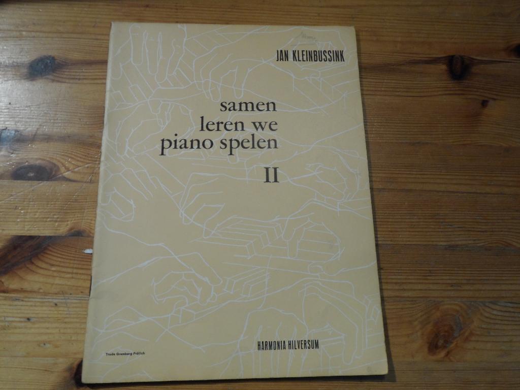 Jan kleinbussink - samen leren we piano spelen 2, Muziek en Instrumenten, Gebruikt, Ophalen of Verzenden, Artiest of Componist