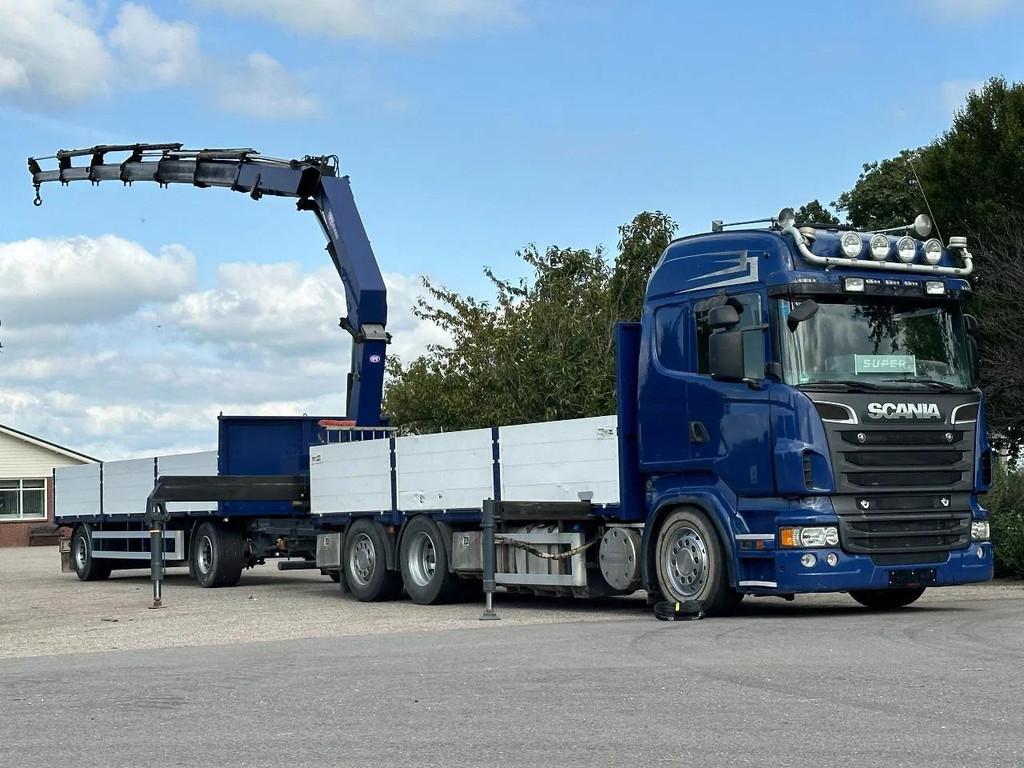 Scania R560 V8 2012 HMF 30TM!CRANE/KRAN/GRUE! 6x2!FULL OPTIO, Automaat, Euro 5, Scania, Blauw