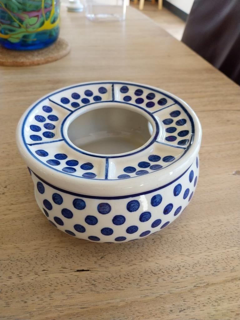 Bunzlau theelicht, Ophalen of Verzenden, Zo goed als nieuw