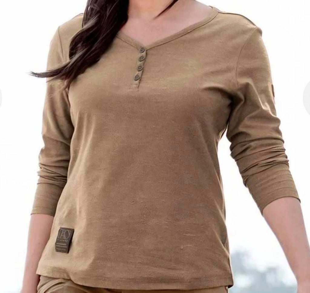 Lichtbruin longsleeve maat M,van STRUIS, Ophalen of Verzenden, Zo goed als nieuw, Bruin