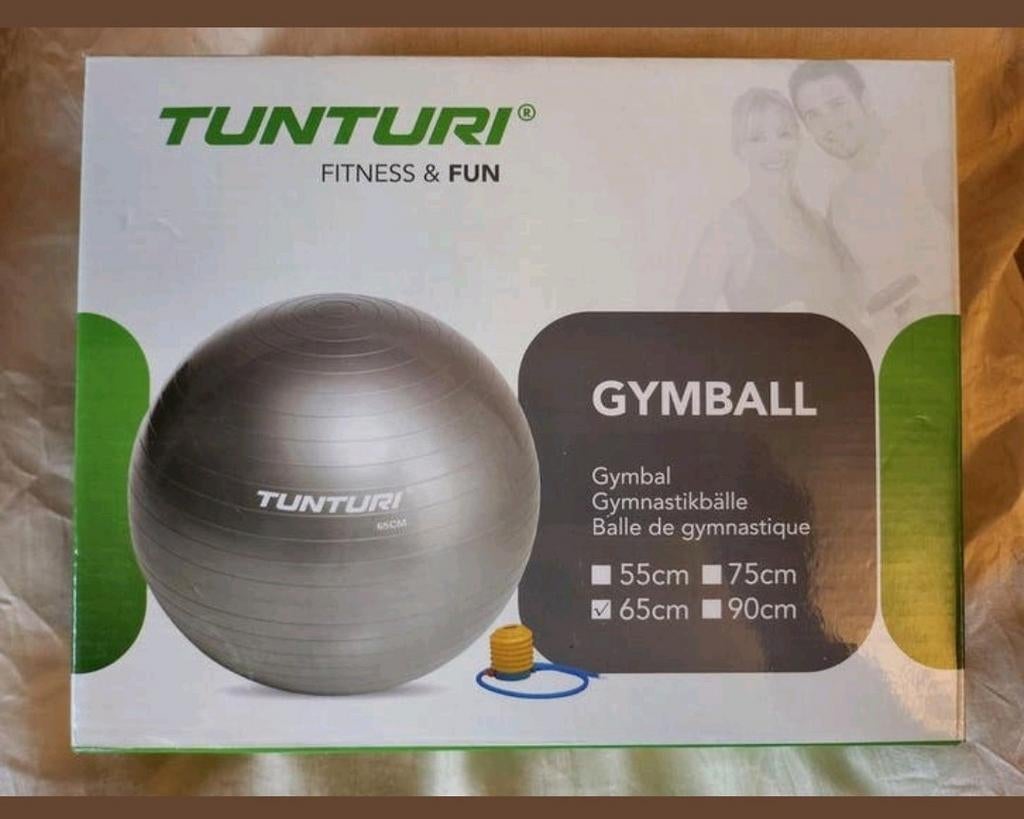 Yoga Pilates Gym Fitness Ball 65 cm Nieuw. Met pomp., Ophalen of Verzenden, Nieuw, Fitnessbal