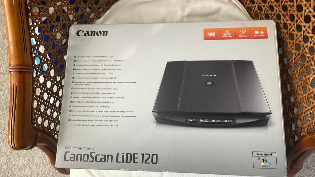 Canon CanoScan LiDE 120 kleurenbeelden scanner, Computers en Software, Scanners, Ophalen of Verzenden, Gebruikt, Flatbedscanner