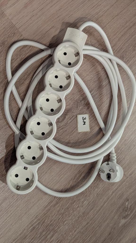 Legrand stekkerdoos 6 voudig 3 meter, Ophalen of Verzenden, Zo goed als nieuw