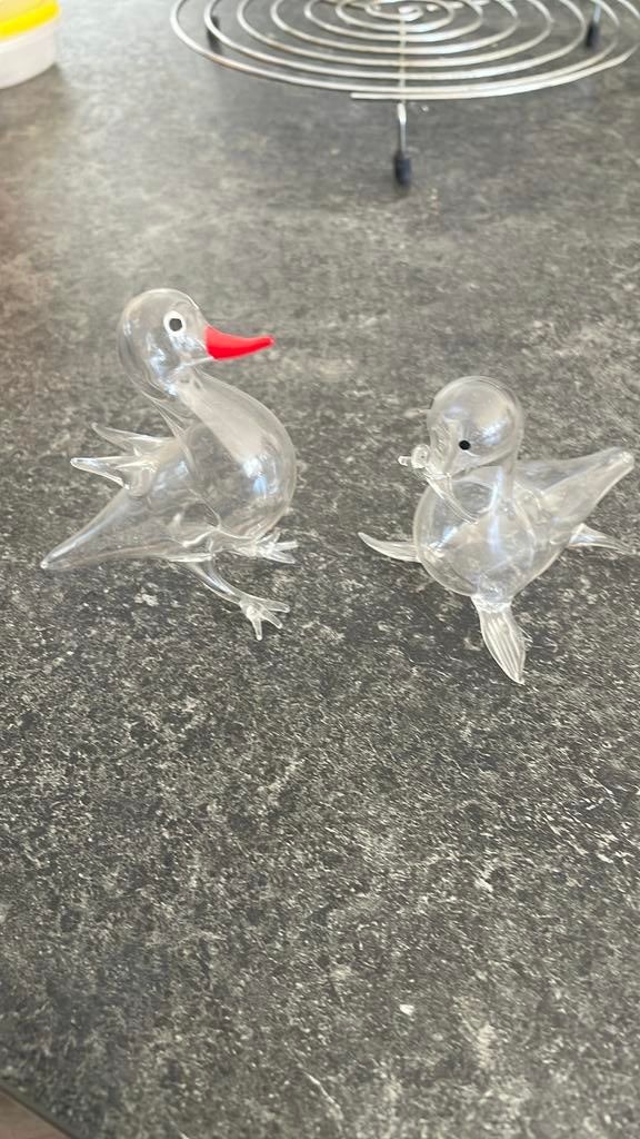 Geblazen glazen diertjes, Antiek en Kunst, Ophalen