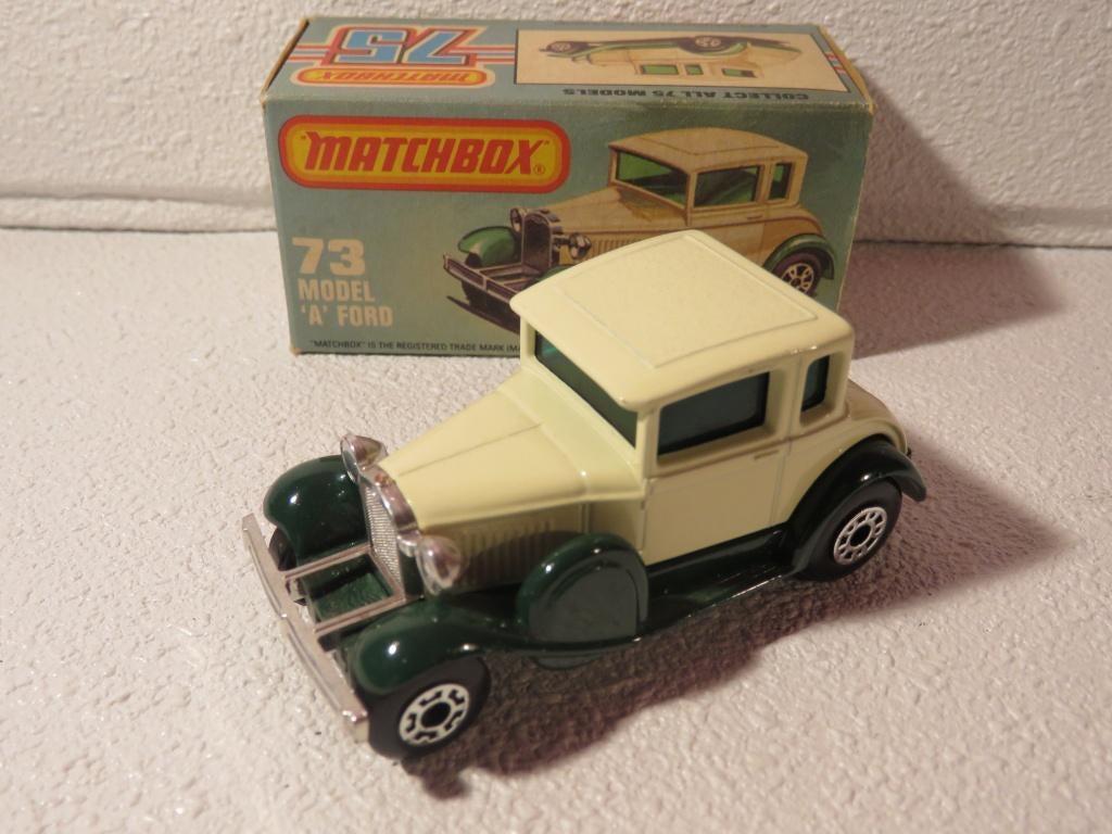 Matchbox MB73 Ford model 'A', Ophalen of Verzenden, Zo goed als nieuw, Auto