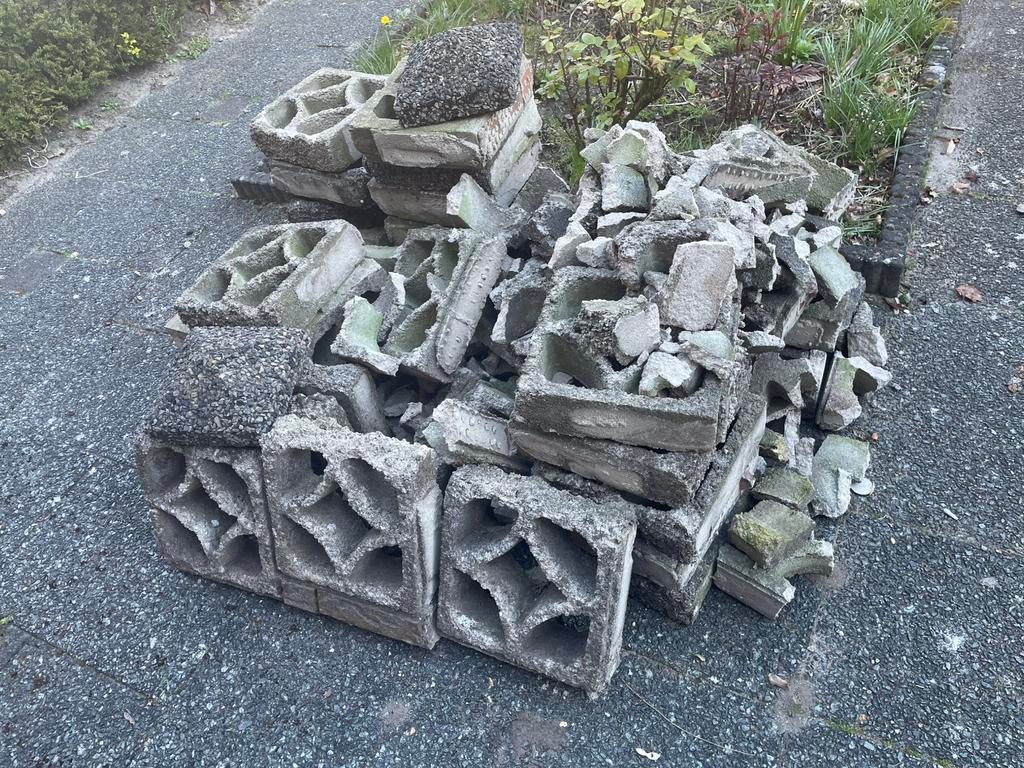 Puin GRATIS, Ophalen, Gebruikt