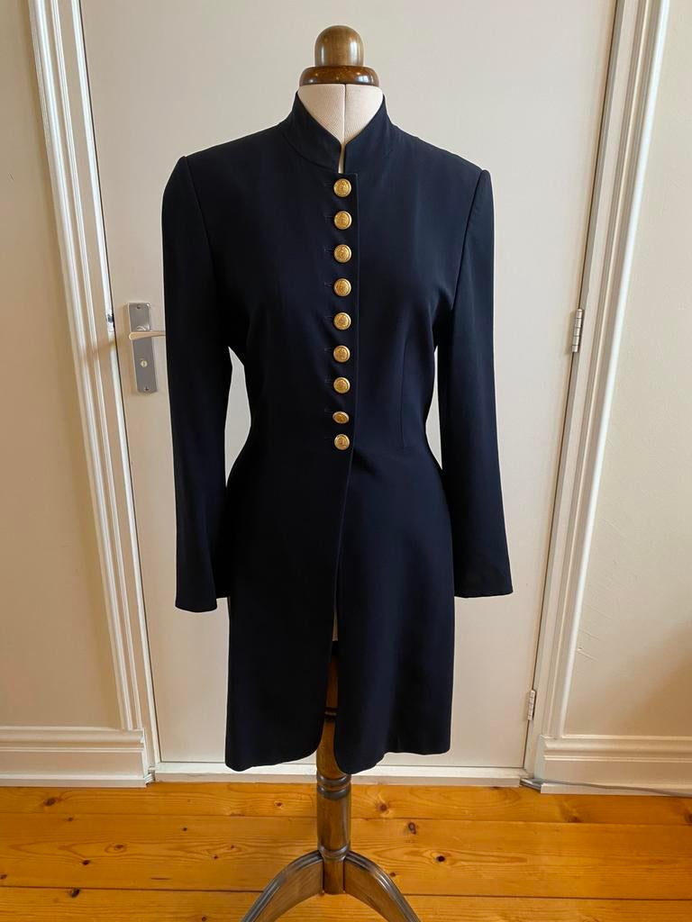 Bijzonder model koetsiersjas van Mark, Ophalen of Verzenden, Zo goed als nieuw, Maat 38/40 (M), Zwart