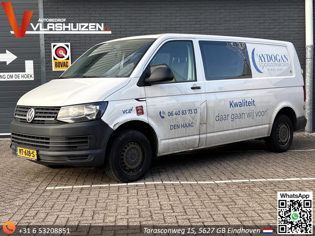 Volkswagen Transporter 2.0 TDI L2H1 | € 6.650,- NETTO! | T, Voorwielaandrijving, Euro 5, Gebruikt, Zwart