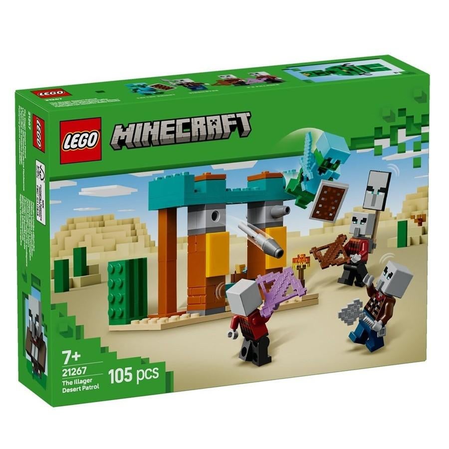 LEGO Minecraft 21267 De Illagers in de woestijn * LEGOhuis, Ophalen of Verzenden, Nieuw, Complete set, Lego