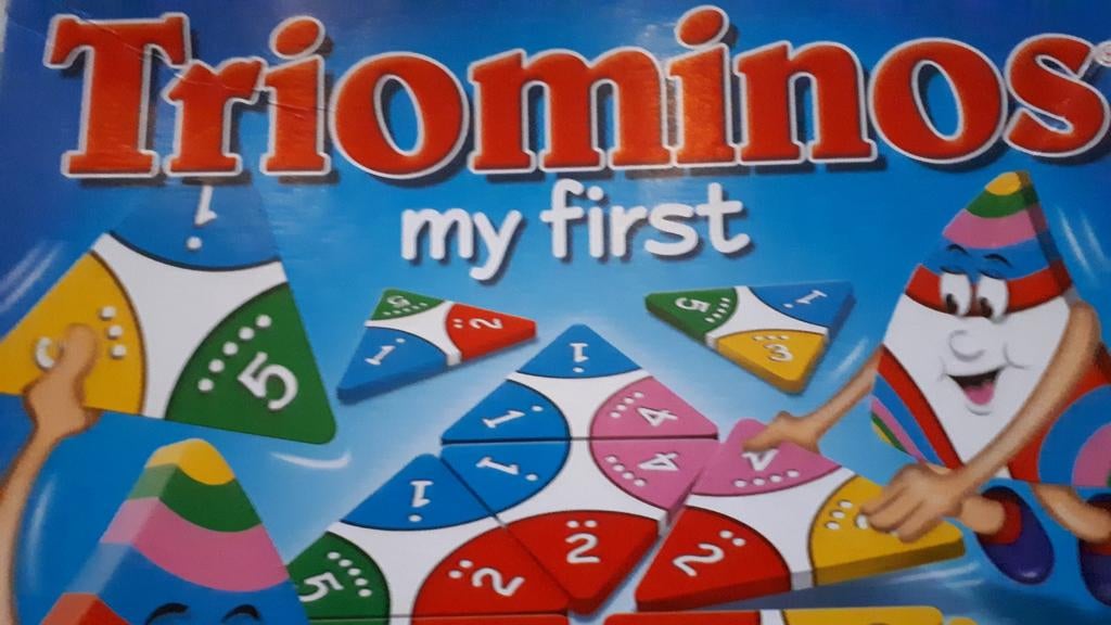 My First Triominos van Goliath - Leerzaam en Leuk Spel, Een of twee spelers, Ophalen of Verzenden, Zo goed als nieuw, Goliath