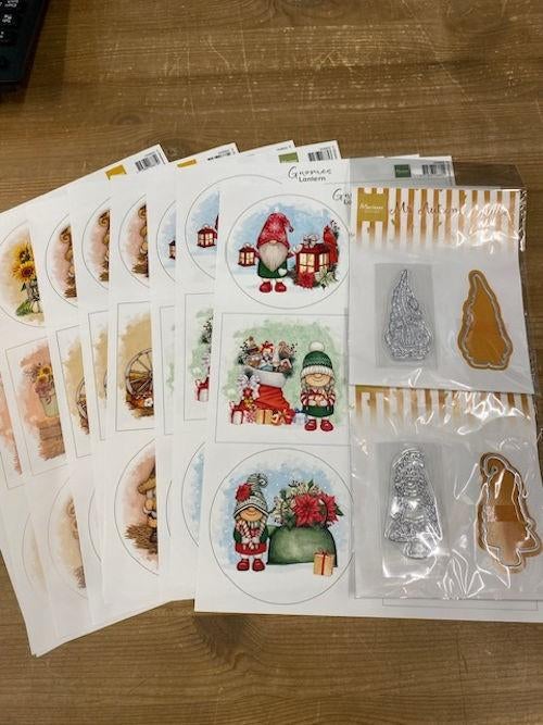 Knipvellen Gnomes + mallen, Ophalen of Verzenden, Nieuw, Overige thema's, Knipvel