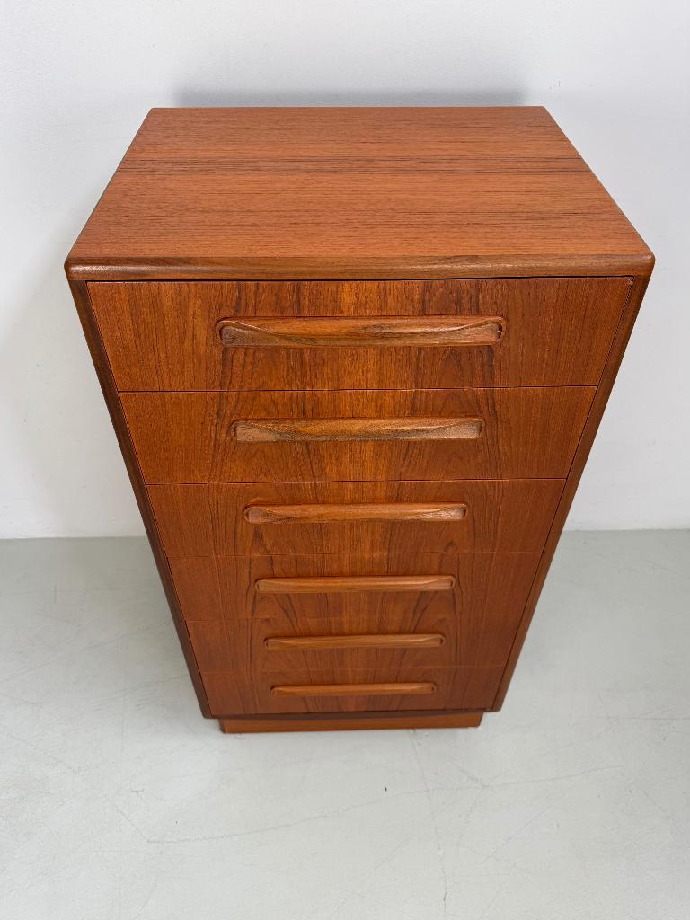 Vintage ladekast "Tallboy" van G-Plan., Verzenden, 50 tot 100 cm, Zo goed als nieuw, 3 of 4 laden