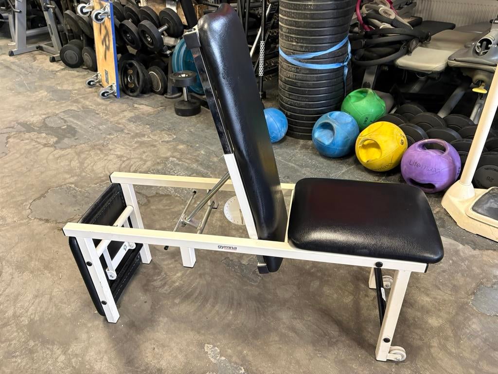Gymna fysio fitness  bank verstelbaar, Sport en Fitness, Fitnessmaterialen, Ophalen, Bank, Fitnessbank, Verstelbare