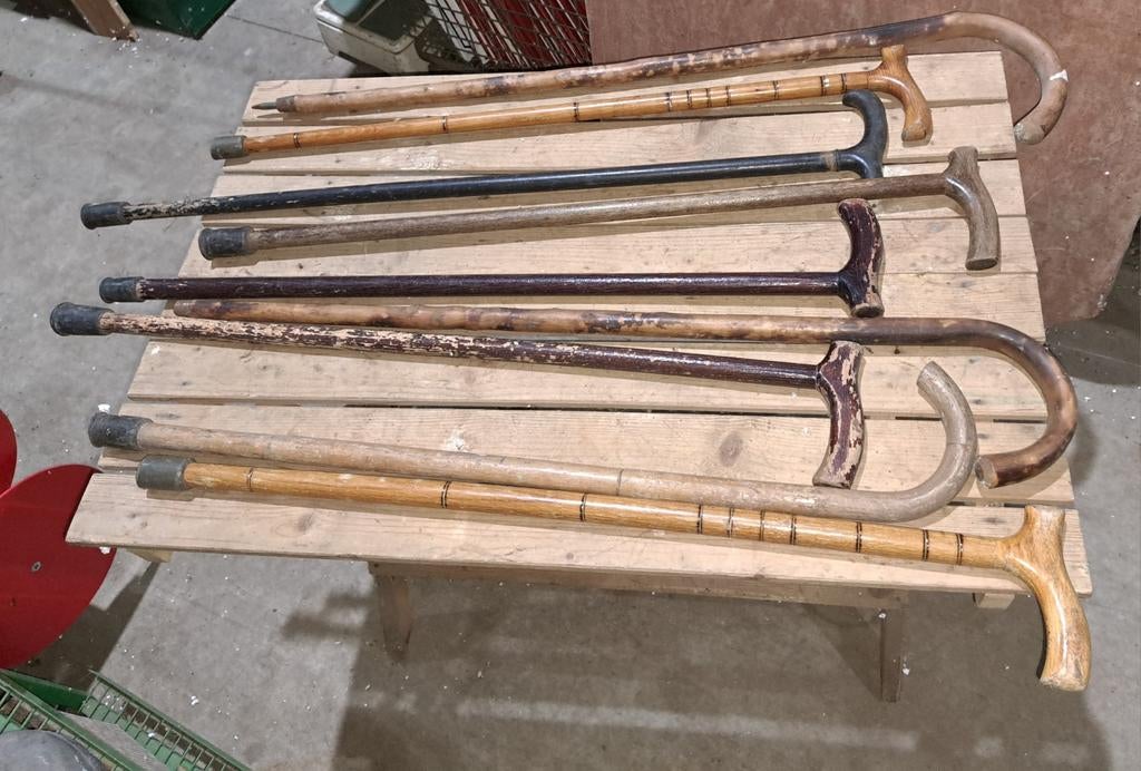 Wandelstokken oude Wandelstokken decoratie, Verzenden