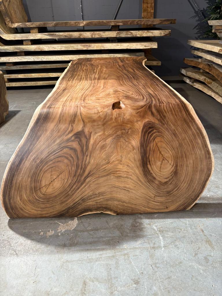 UNIEKE SUAR BOOG TAFEL WATERVAL TAFEL BOOMSTAM TAFELS, Huis en Inrichting, Tafels | Eettafels, Eikenhout, Ophalen of Verzenden