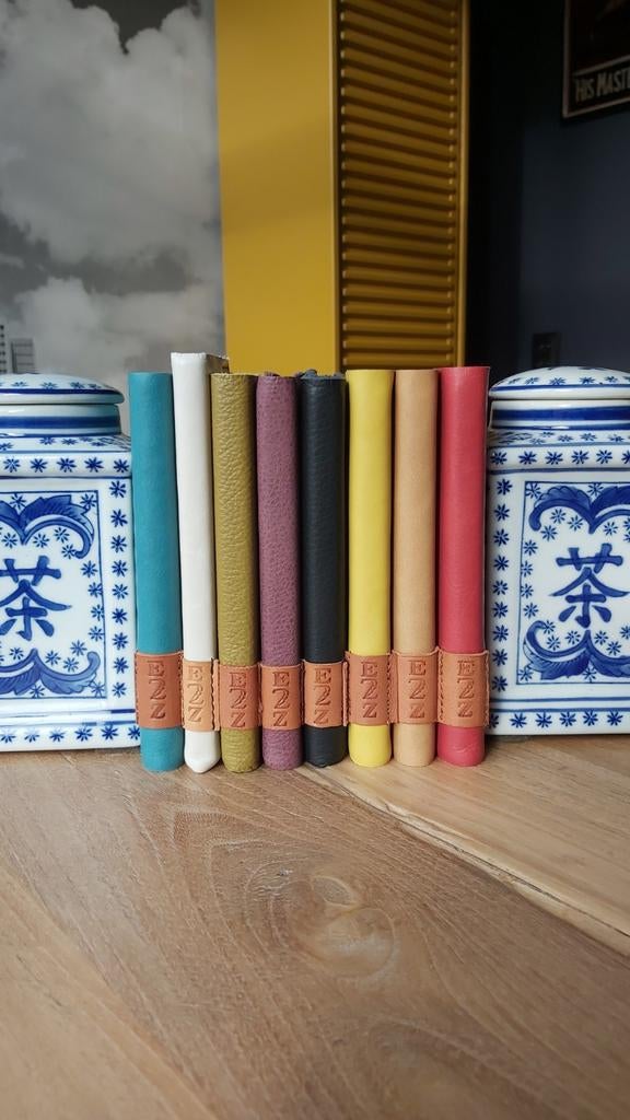 Leren A6 notitieboekjes Etweez, Diversen, Notitieboeken, Ophalen of Verzenden, Nieuw, A6