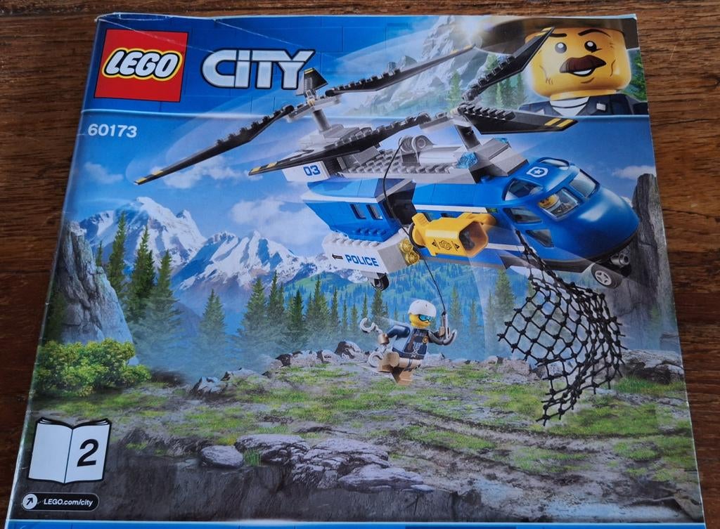Lego City 60173 Bergpolitie Arrestatie, Ophalen of Verzenden, Zo goed als nieuw, Complete set, Lego