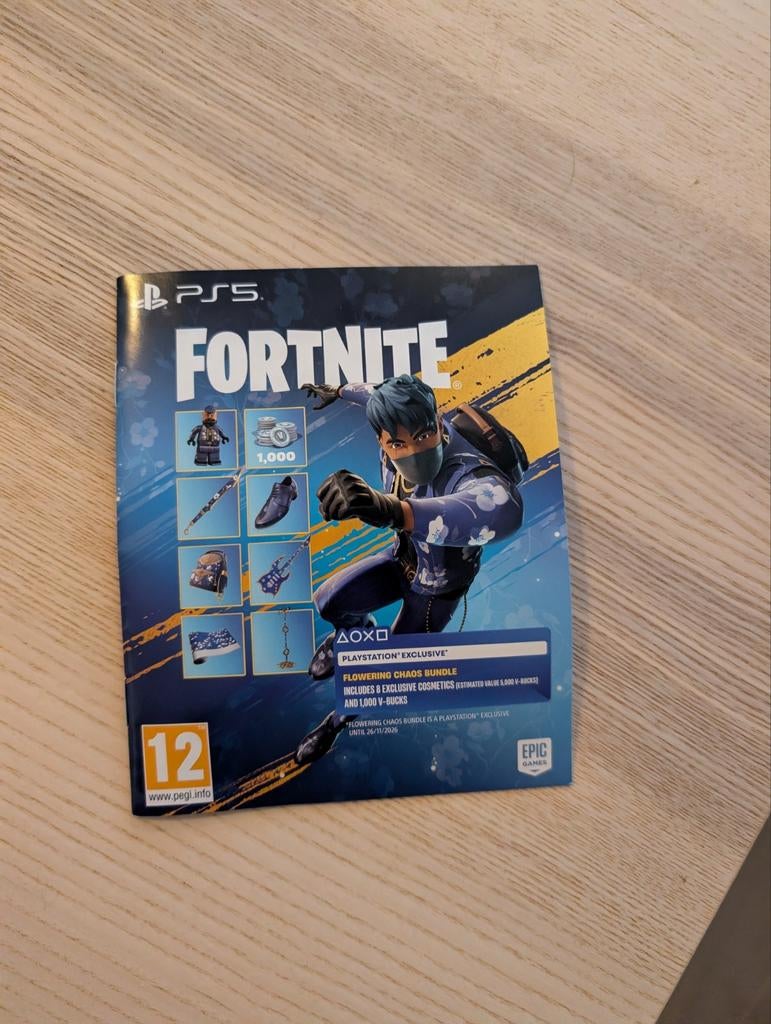 PS5 Fortnite Flowering Chaos Bundle - Nieuw!, Ophalen of Verzenden, Nieuw