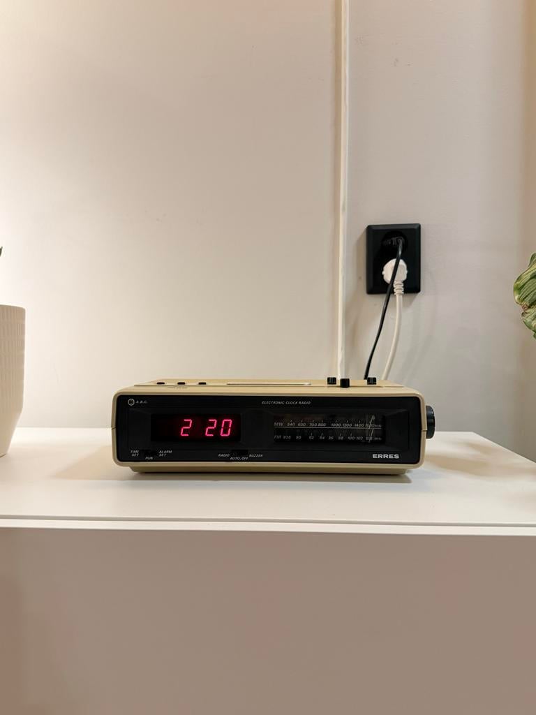 Erres radio uit de jaren 70 - Vintage, Audio, Tv en Foto, Radio's, Ophalen of Verzenden, Gebruikt, Radio