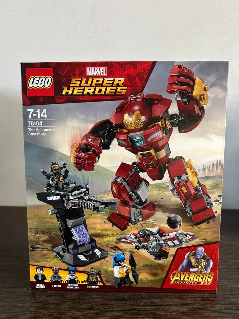 Lego 76104 Super Heroes The Hulkbuster Smash-Up, Ophalen of Verzenden, Zo goed als nieuw, Complete set, Lego