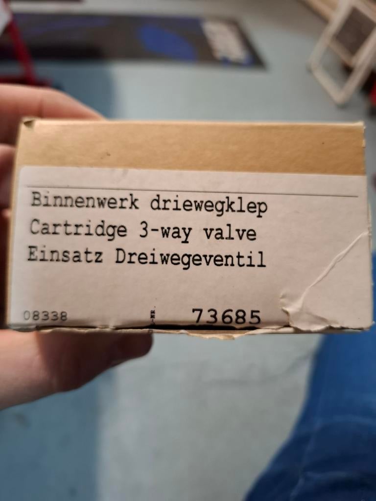 Binnenwerk driewegklep - Nieuw in doos, Ophalen of Verzenden, Nieuw, Universele onderdelen