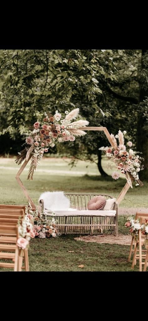 Backdrop, trouwboog te huur, Ophalen, Zo goed als nieuw, Geboorte of Huwelijk