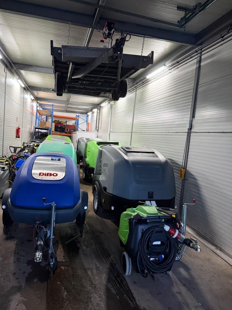 Te huur warmwater hogedruktrailer van Karcher en Dibo, Ophalen of Verzenden, Zo goed als nieuw, Overige typen